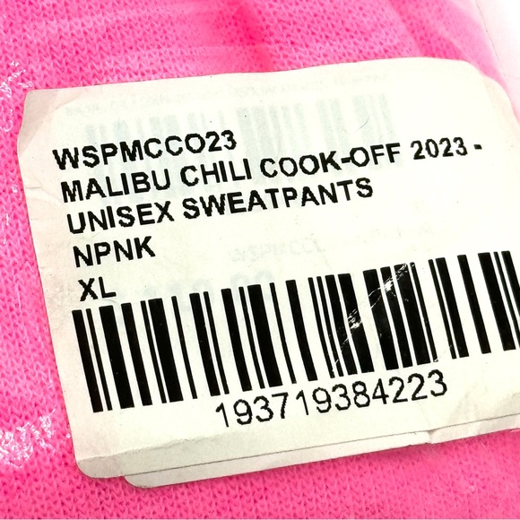 NWT Aviator Nation SET Malibu Chili Cook Off 2023 Neon Pink Sweatsuit matching - Picture 9 of 16